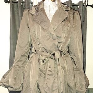 Tan/ light brown colored, light weight fashion jacket